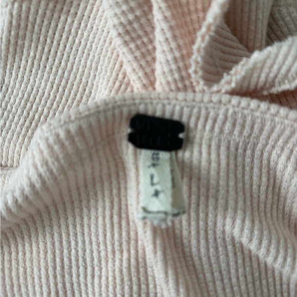 We The Free Cream and Patterned Sleeve Sweatshirt - Picture 4 of 4